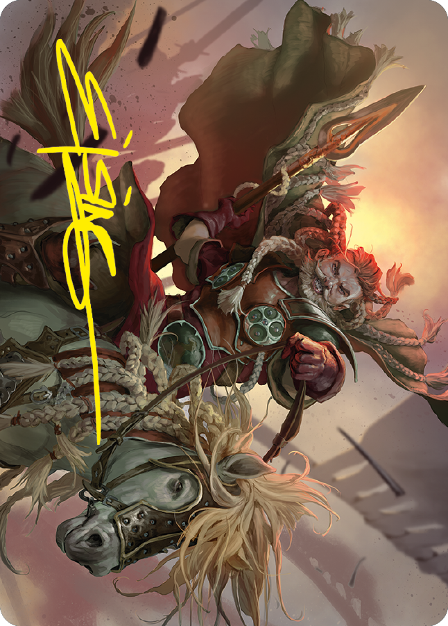Eomer of the Riddermark Art Card (Gold-Stamped Signature) [The Lord of the Rings: Tales of Middle-earth Art Series] | Webway Games