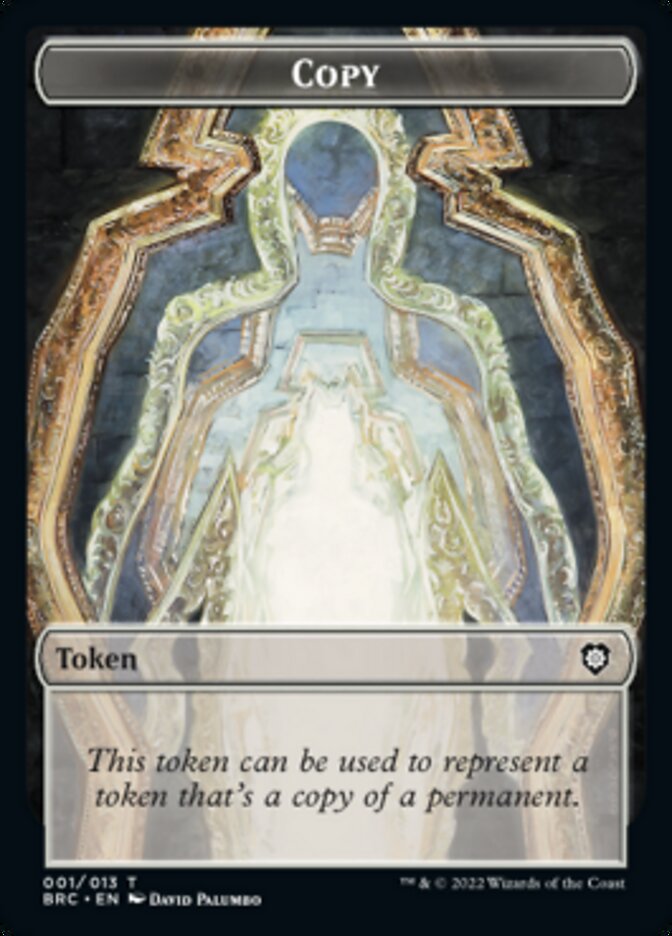 Copy // Thopter (006) Double-Sided Token [The Brothers' War Commander Tokens] | Webway Games