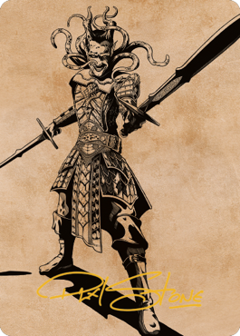 Zevlor, Elturel Exile Art Card (78) (Gold-Stamped Signature) [Commander Legends: Battle for Baldur's Gate Art Series] | Webway Games