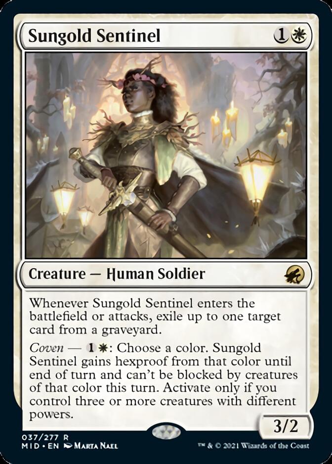 Sungold Sentinel [Innistrad: Midnight Hunt] | Webway Games