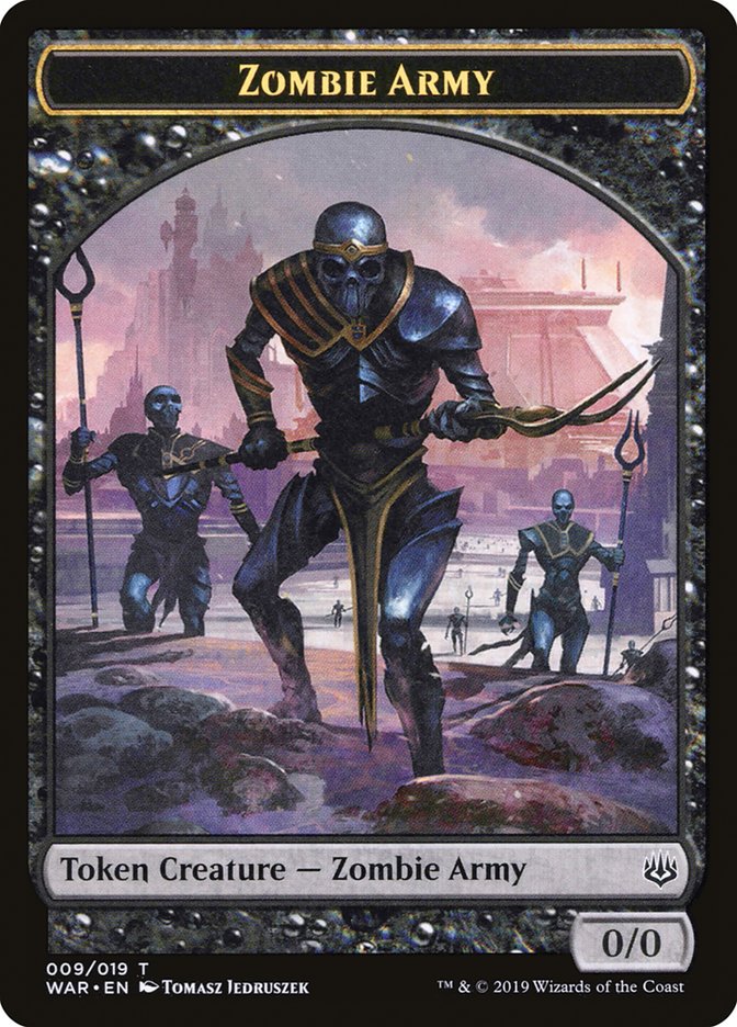 Zombie Army (009/019) [War of the Spark Tokens] | Webway Games