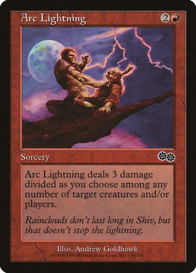 Arc Lightning [Urza's Saga] | Webway Games