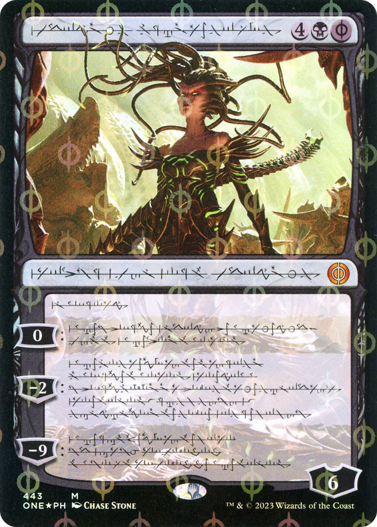 Vraska, Betrayal's Sting (Phyrexian Step-and-Compleat Foil) [Phyrexia: All Will Be One] | Webway Games