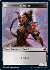 Zombie (008) // Vampire (016) Double-sided Token [Innistrad: Crimson Vow Tokens] | Webway Games