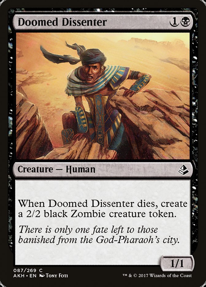 Doomed Dissenter [Amonkhet] | Webway Games