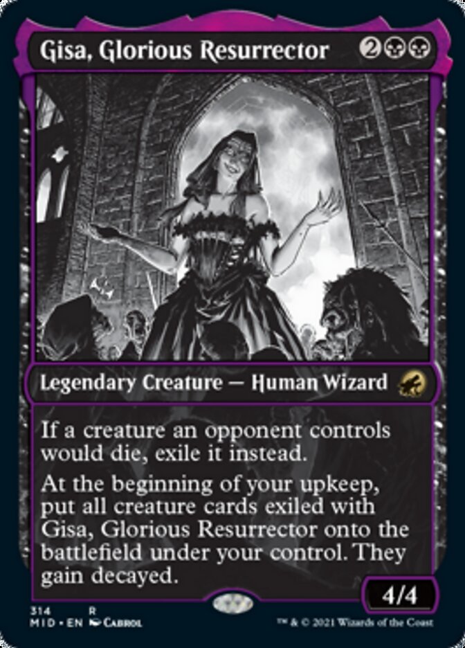 Gisa, Glorious Resurrector (Showcase Eternal Night) [Innistrad: Midnight Hunt] | Webway Games