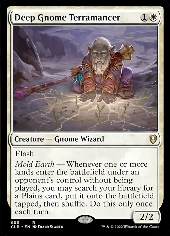 Deep Gnome Terramancer [Commander Legends: Battle for Baldur's Gate] | Webway Games