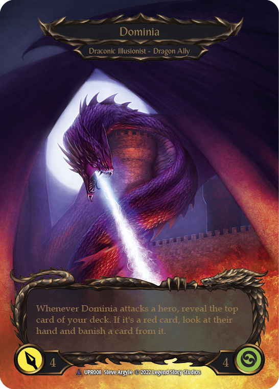 Invoke Dominia // Dominia (Marvel) [UPR008] (Uprising)  Cold Foil | Webway Games