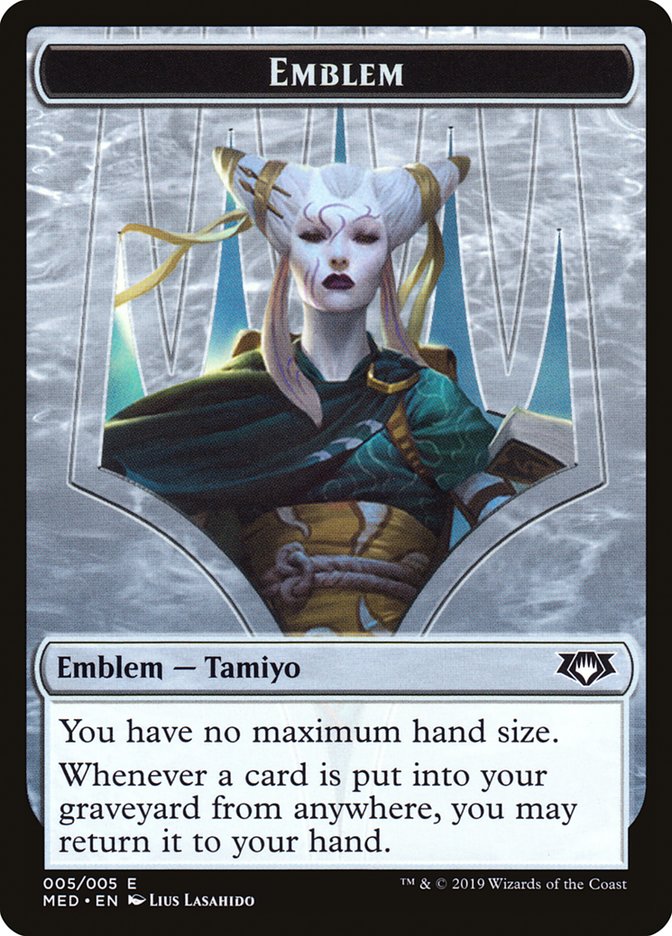 Emblem - Tamiyo, the Moon Sage [Mythic Edition Tokens] | Webway Games