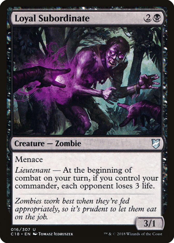 Loyal Subordinate [Commander 2018] | Webway Games