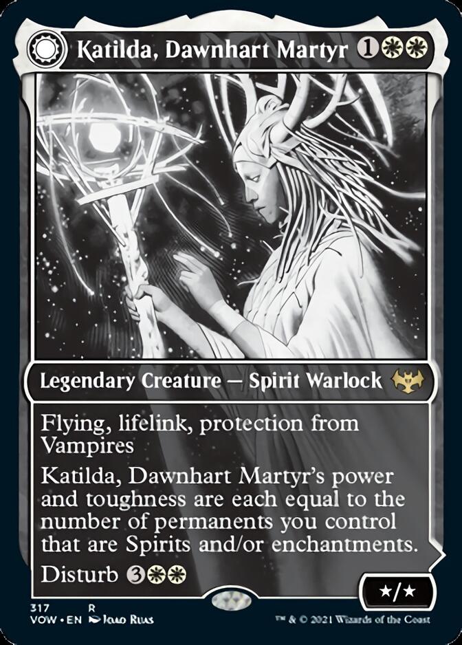 Katilda, Dawnhart Martyr // Katilda's Rising Dawn (Showcase Eternal Night) [Innistrad: Crimson Vow] | Webway Games