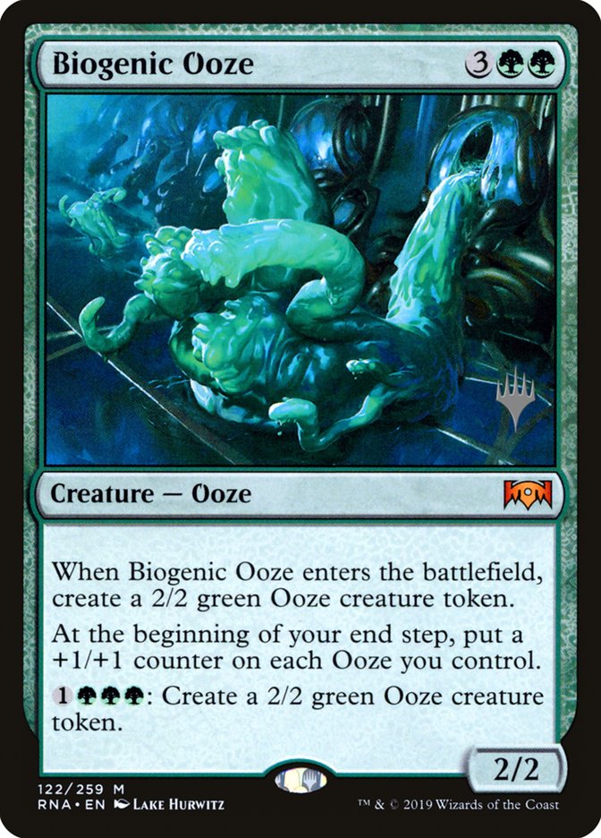 Biogenic Ooze (Promo Pack) [Ravnica Allegiance Promos] | Webway Games