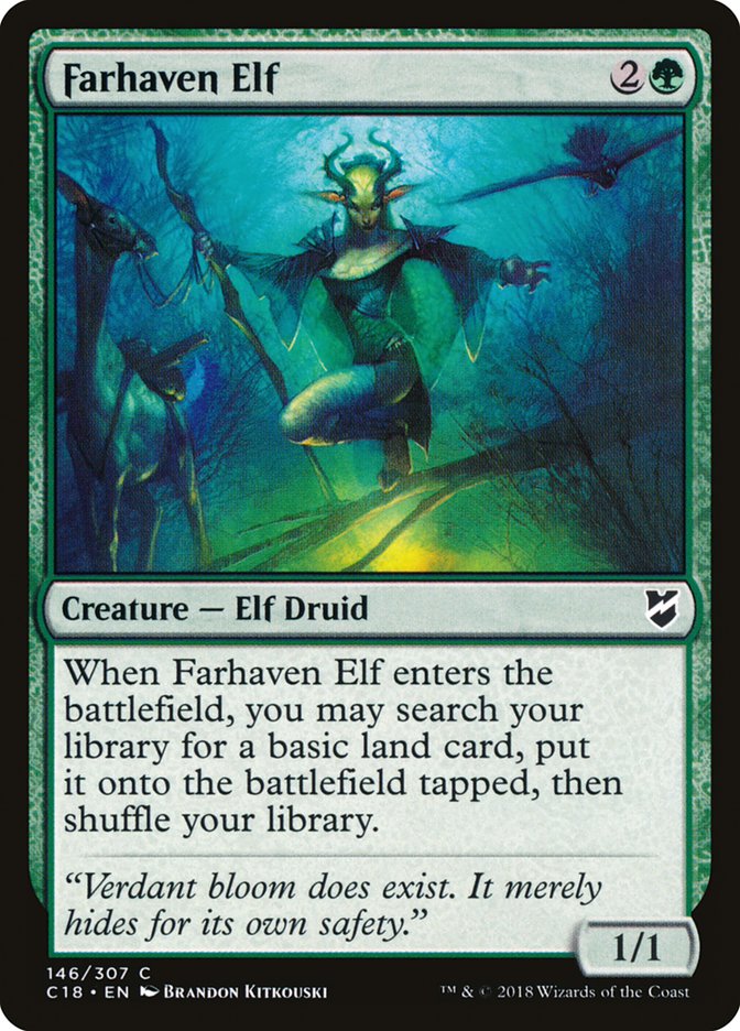Farhaven Elf [Commander 2018] | Webway Games