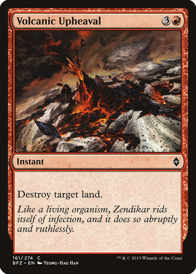Volcanic Upheaval [Battle for Zendikar] | Webway Games