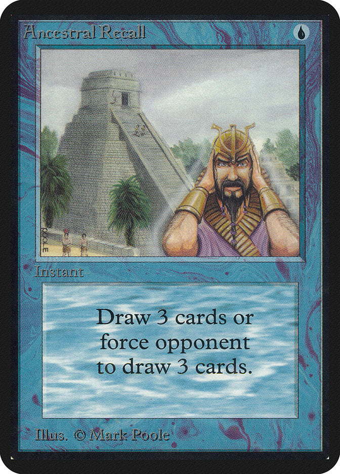 Ancestral Recall [Limited Edition Alpha] | Webway Games