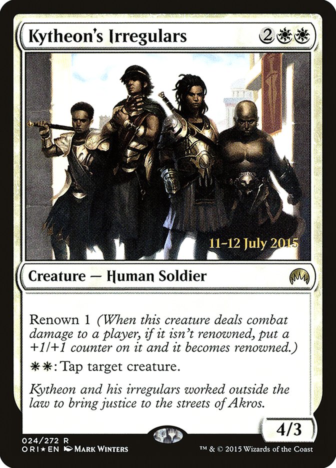 Kytheon's Irregulars [Magic Origins Prerelease Promos] | Webway Games