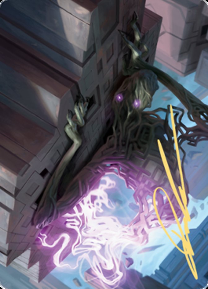Skyclave Shade Art Card (Gold-Stamped Signature) [Zendikar Rising Art Series] | Webway Games