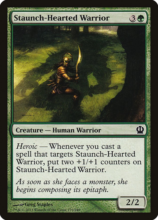 Staunch-Hearted Warrior [Theros] | Webway Games