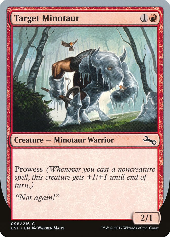 Target Minotaur (Ice Art) [Unstable] | Webway Games