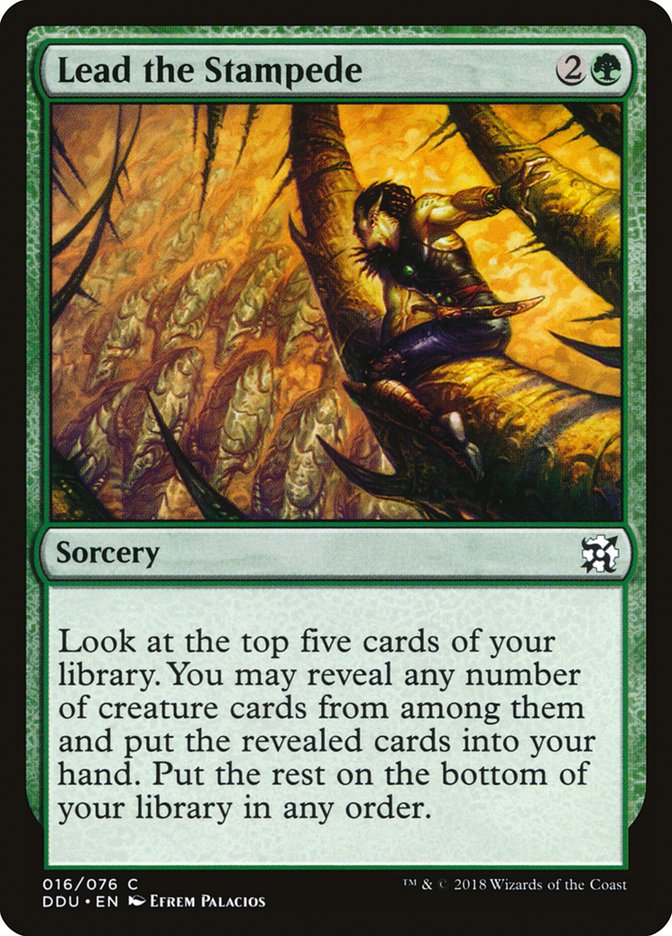 Lead the Stampede [Duel Decks: Elves vs. Inventors] | Webway Games