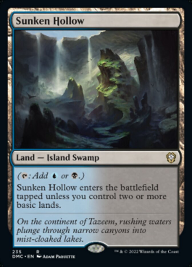 Sunken Hollow [Dominaria United Commander] | Webway Games