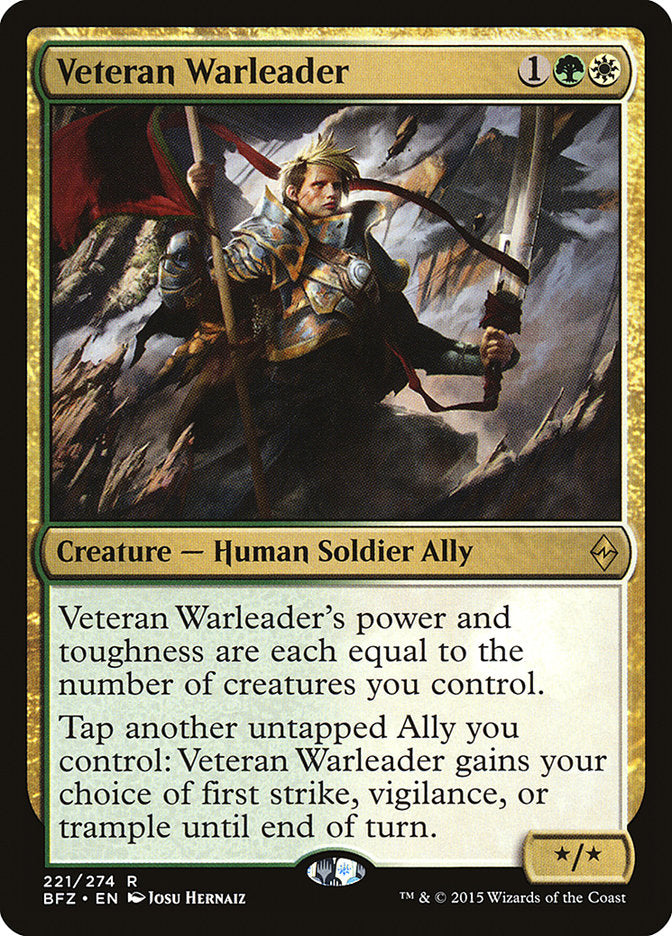 Veteran Warleader [Battle for Zendikar] | Webway Games
