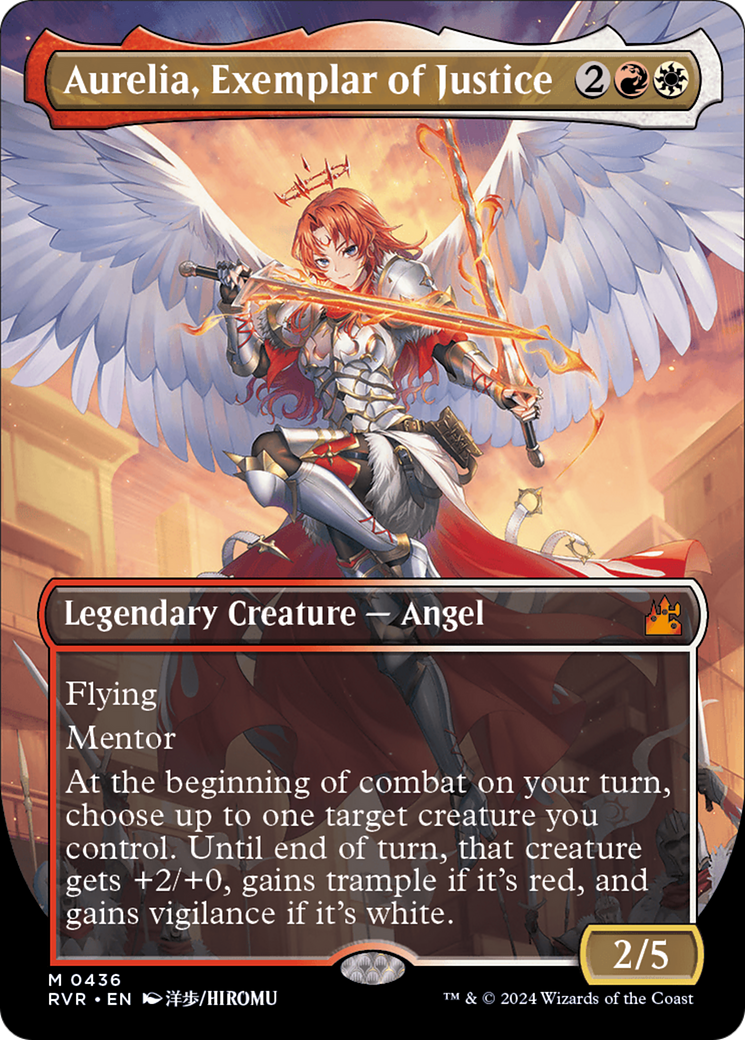 Aurelia, Exemplar of Justice (Anime Borderless) [Ravnica Remastered] | Webway Games