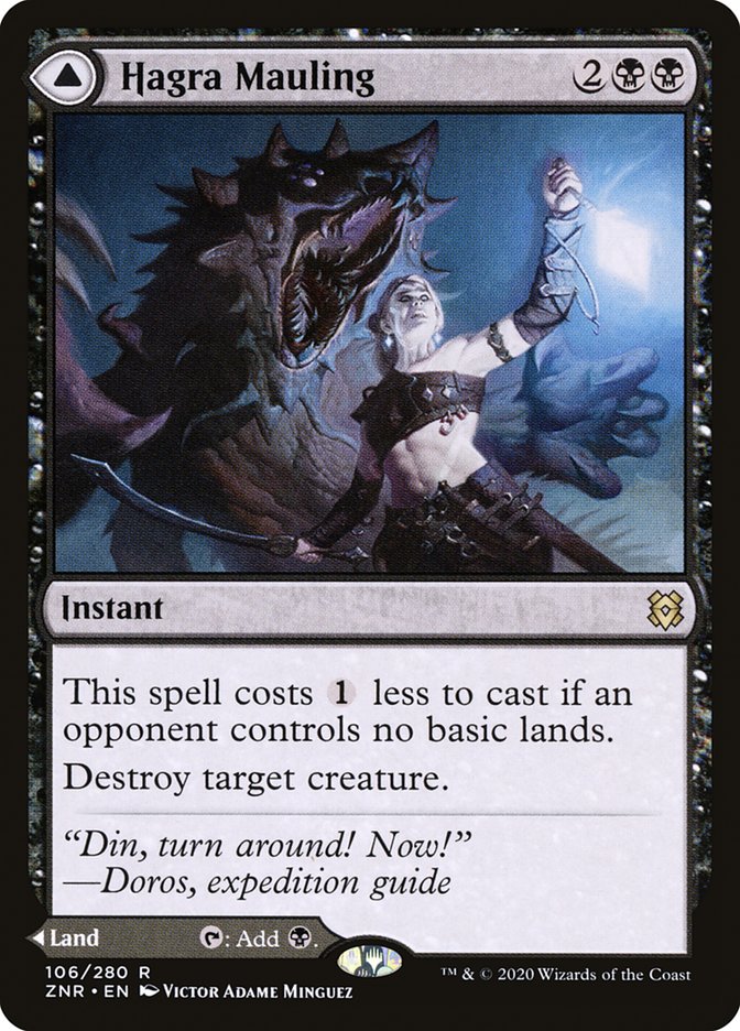 Hagra Mauling // Hagra Broodpit [Zendikar Rising] | Webway Games