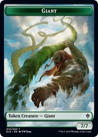 Giant // Food (16) Double-sided Token [Throne of Eldraine Tokens] | Webway Games