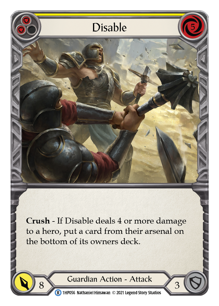 Disable (Yellow) [1HP056] | Webway Games