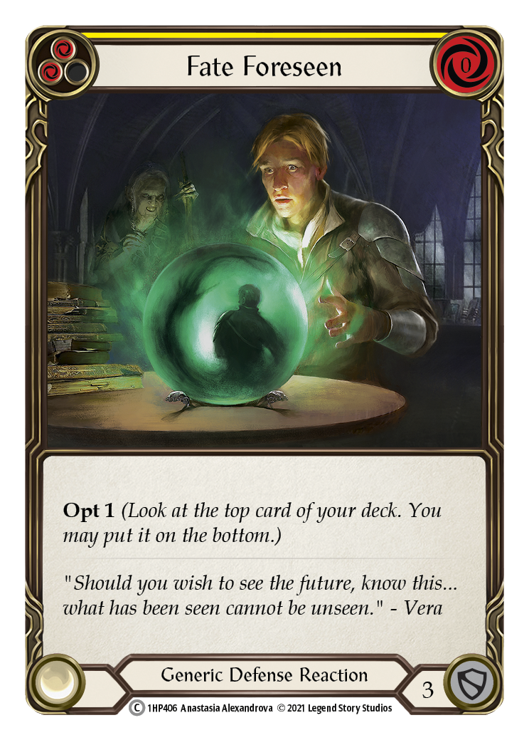 Fate Foreseen (Yellow) [1HP406] | Webway Games