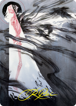 Tendrils of Agony Art Card (Gold-Stamped Signature) [Strixhaven: School of Mages Art Series] | Webway Games