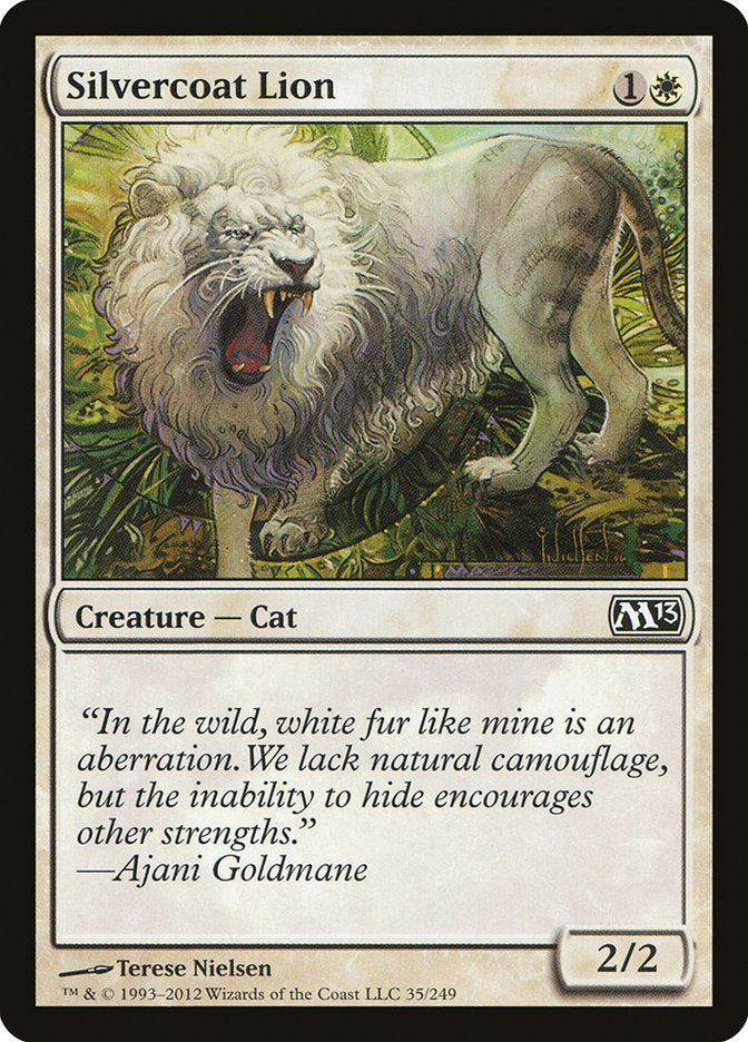 Silvercoat Lion [Magic 2013] | Webway Games