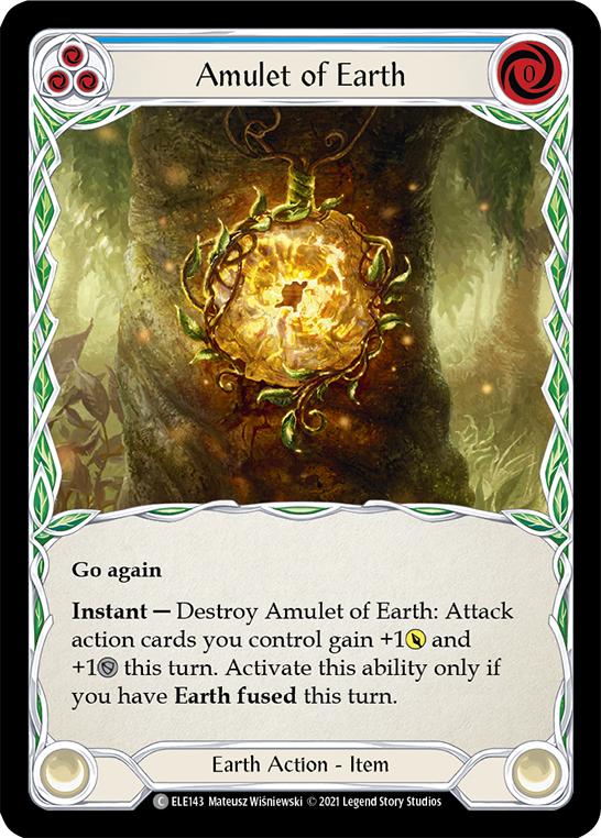Amulet of Earth [ELE143] (Tales of Aria)  1st Edition Normal | Webway Games