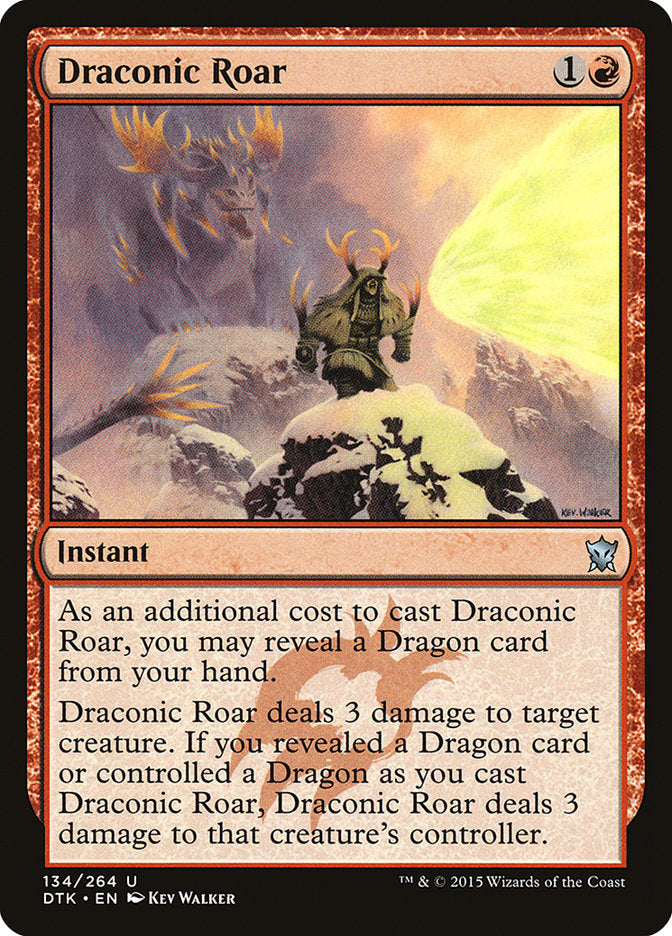 Draconic Roar [Dragons of Tarkir] | Webway Games