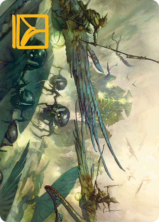Invasion of Pyrulea Art Card (Gold-Stamped Signature) [March of the Machine Art Series] | Webway Games
