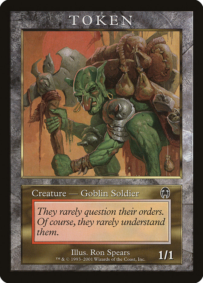 Goblin Soldier [Magic Player Rewards 2001] | Webway Games
