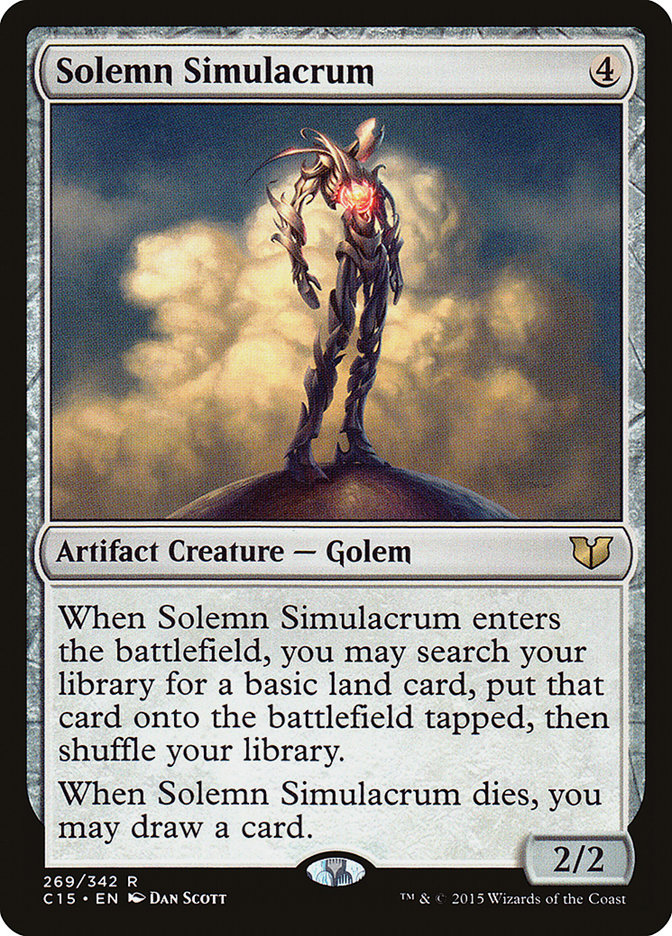 Solemn Simulacrum [Commander 2015] | Webway Games