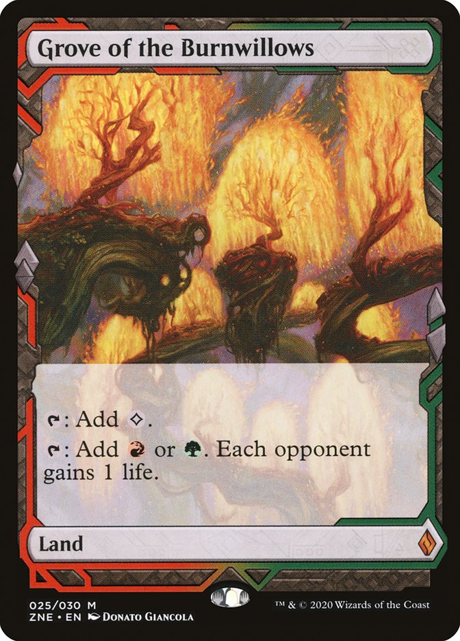 Grove of the Burnwillows [Zendikar Rising Expeditions] | Webway Games