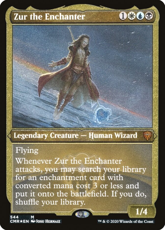 Zur the Enchanter [Commander Legends Etched] | Webway Games