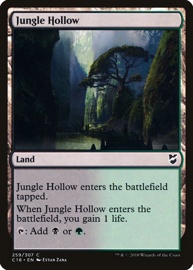Jungle Hollow [Commander 2018] | Webway Games
