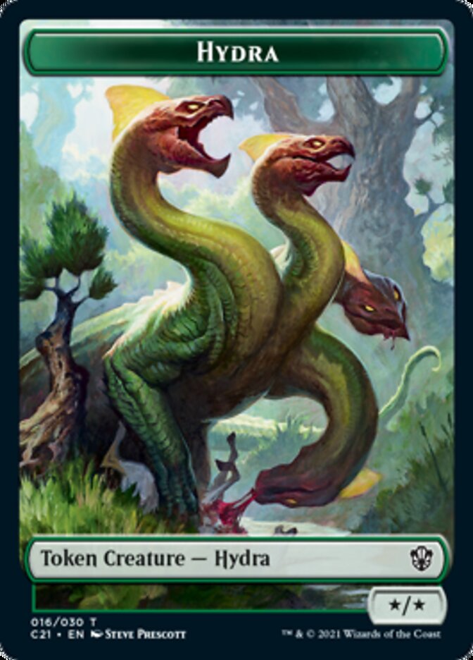 Hydra // Boar Token [Commander 2021 Tokens] | Webway Games