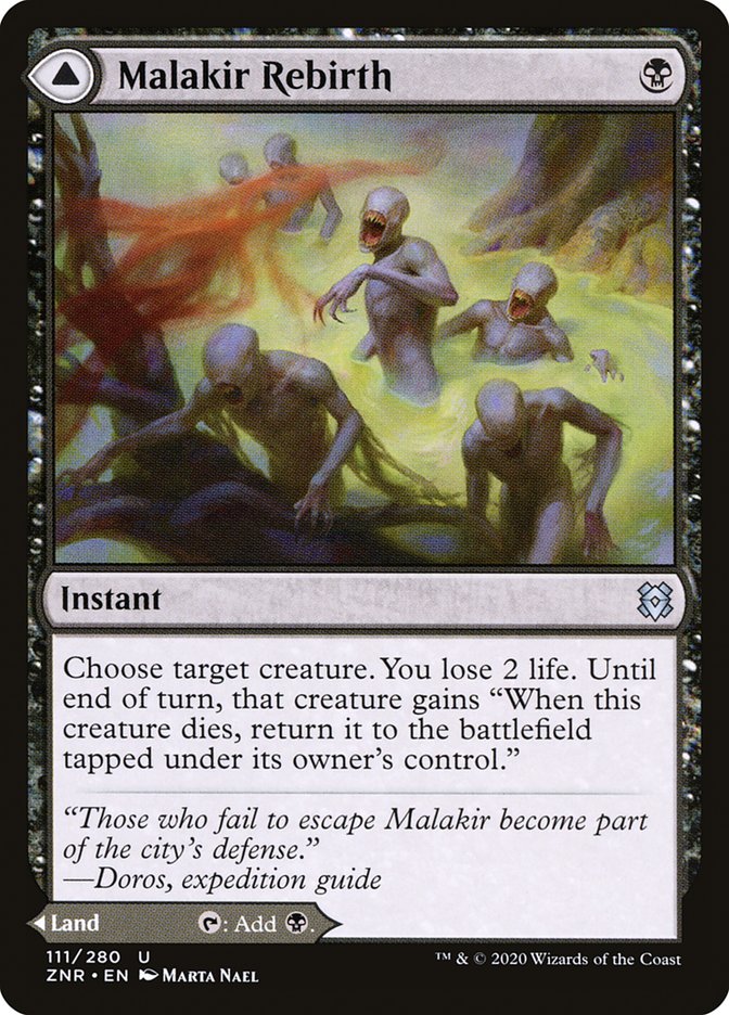 Malakir Rebirth // Malakir Mire [Zendikar Rising] | Webway Games