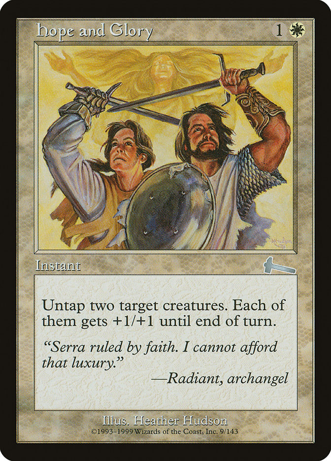 Hope and Glory [Urza's Legacy] | Webway Games