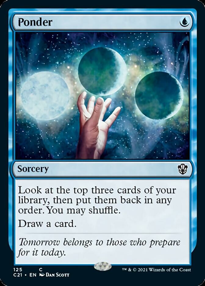 Ponder [Commander 2021] | Webway Games