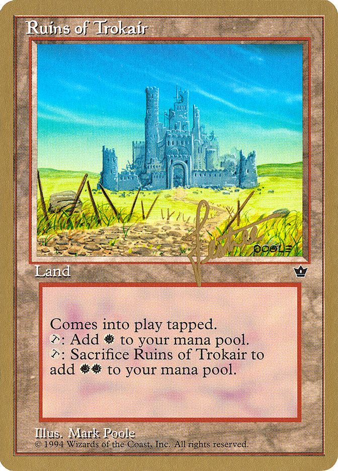Ruins of Trokair (Bertrand Lestree) [Pro Tour Collector Set] | Webway Games