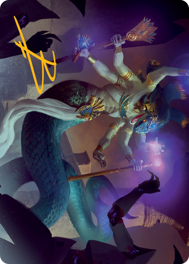 Imoti, Celebrant of Bounty Art Card (Gold-Stamped Signature) [March of the Machine Art Series] | Webway Games