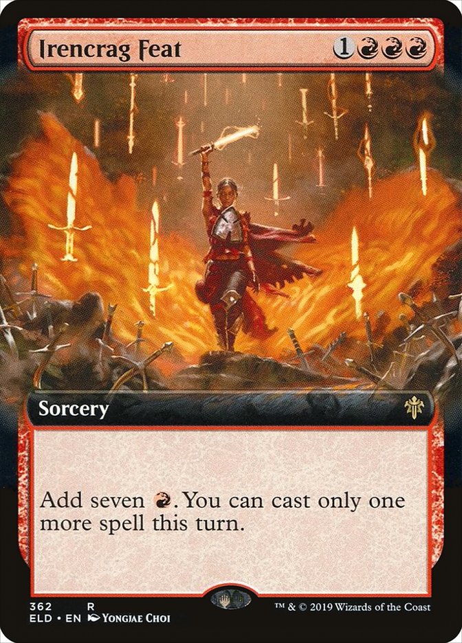 Irencrag Feat (Extended Art) [Throne of Eldraine] | Webway Games