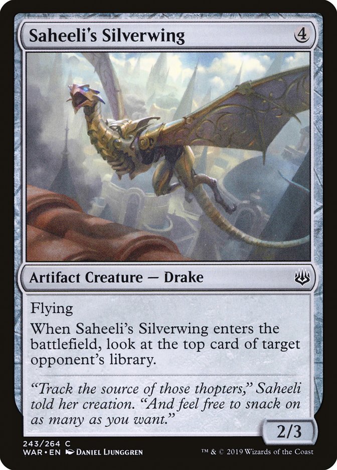 Saheeli's Silverwing [War of the Spark] | Webway Games