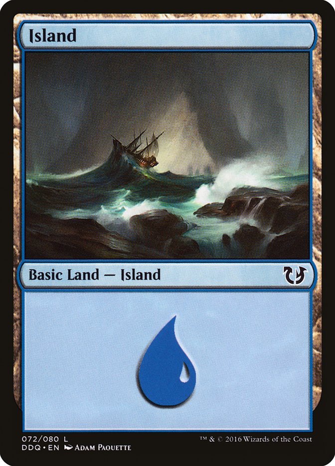 Island (#72) [Duel Decks: Blessed vs. Cursed] | Webway Games